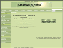 Tablet Screenshot of landhausjaegerhof.de